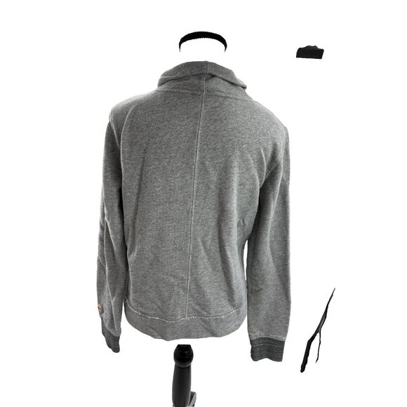 Homage Womens Size S Ohio Graphic Sweatshirt Gray Cowl Neck Pullover - Picture 4 of 7